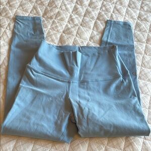 Alo Yoga 7/8 high waist airbrush leggings in Blue Skies small